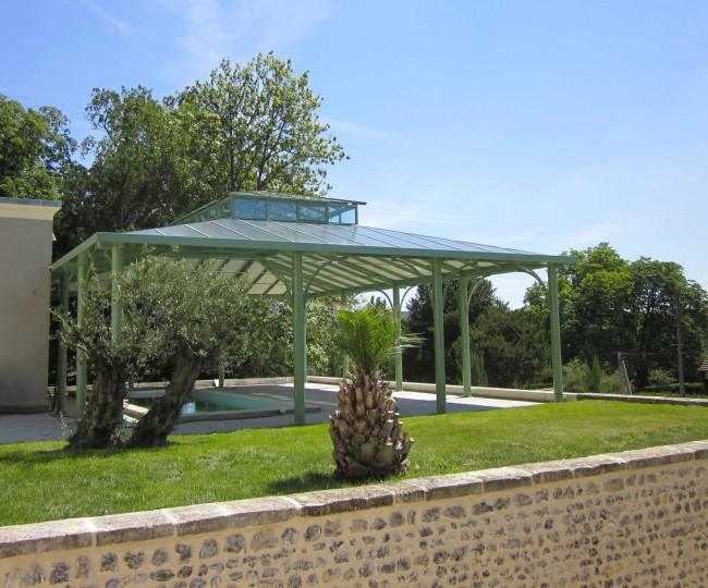 Création de véranda en fer forgé, lucien longueville. Véranda Acier inspiration
